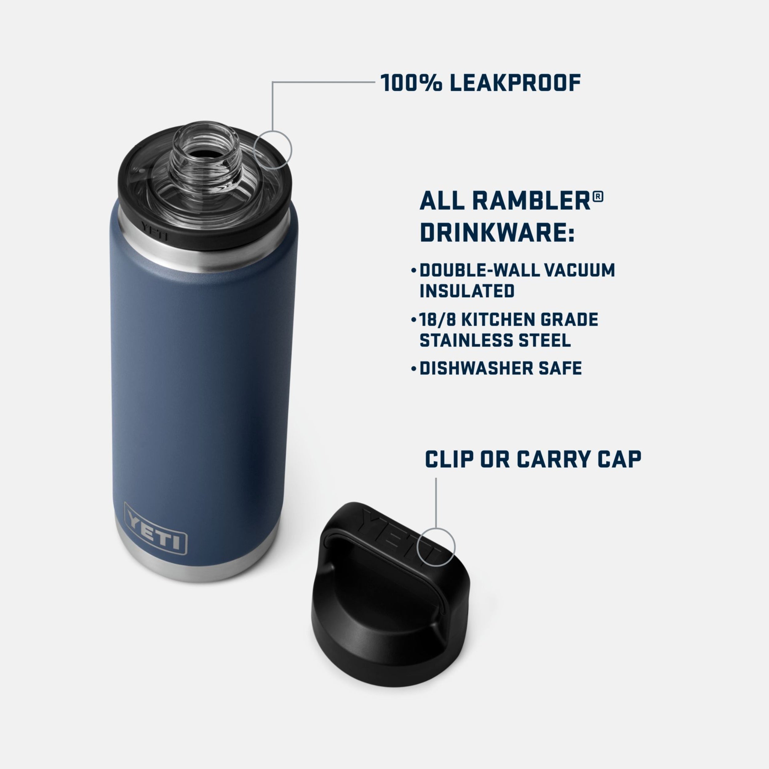 Yeti Rambler Bottle with Chug Cap