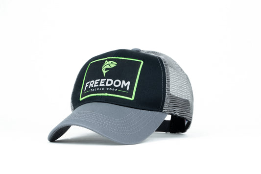 Freedom Tackle Corp. Baseball Hat (black and grey)