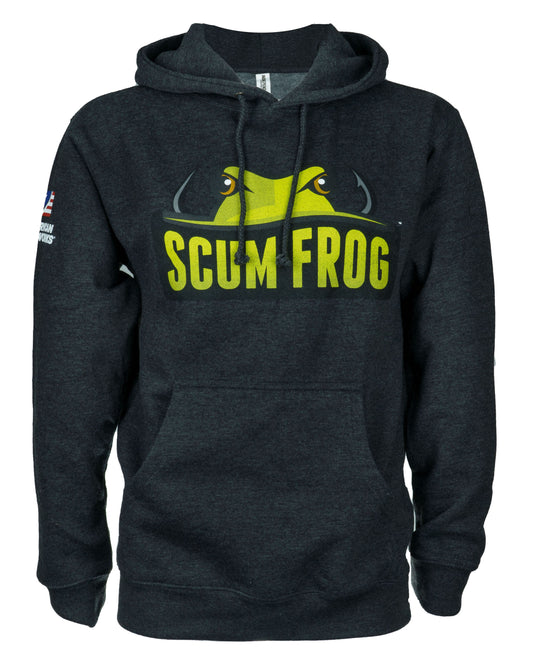 Scum Frog Charcoal Heather Hoodie